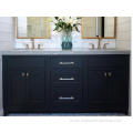 Commercial High Quality Double Sink Mirrored Bathroom Vanity